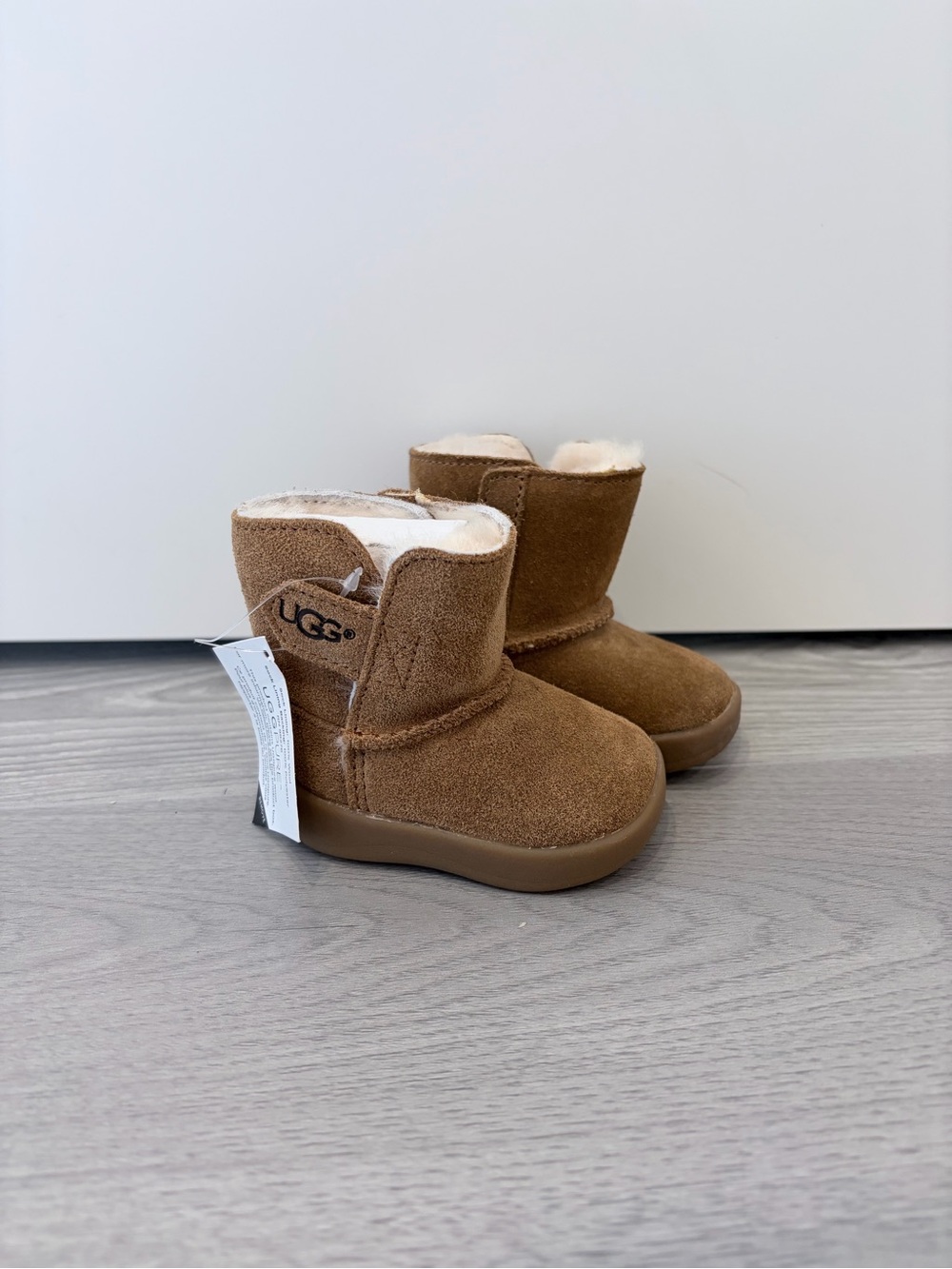UGG Baby Brown Shearling-Lined Boots Size 0/1